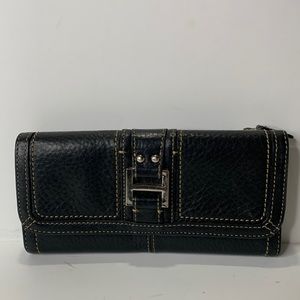 Fossil black leather Blackburn wallet